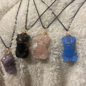 Custom crystal necklace